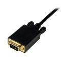 StarTech.com 10 ft Mini DisplayPort to VGA Adapter Cable - mDP to VGA Video Converter - Mini DP to VGA Cable for Mac/PC 1920x1200 - Black (MDP2VGAMM10B) Video transformer – billede 4