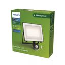 Philips Lois Naswietlacz LED 50W 5400lm 5000K IP65 Czujnik Ruchu Czujnik Zmierzchu Czarny – billede 3