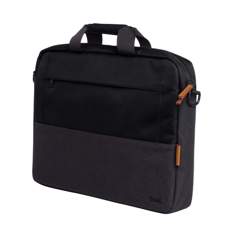 Trust Lisboa Bæretaske til notebook 16 RPET polyester RPET twill-polyester Polyoxymethylen (POM) Sort