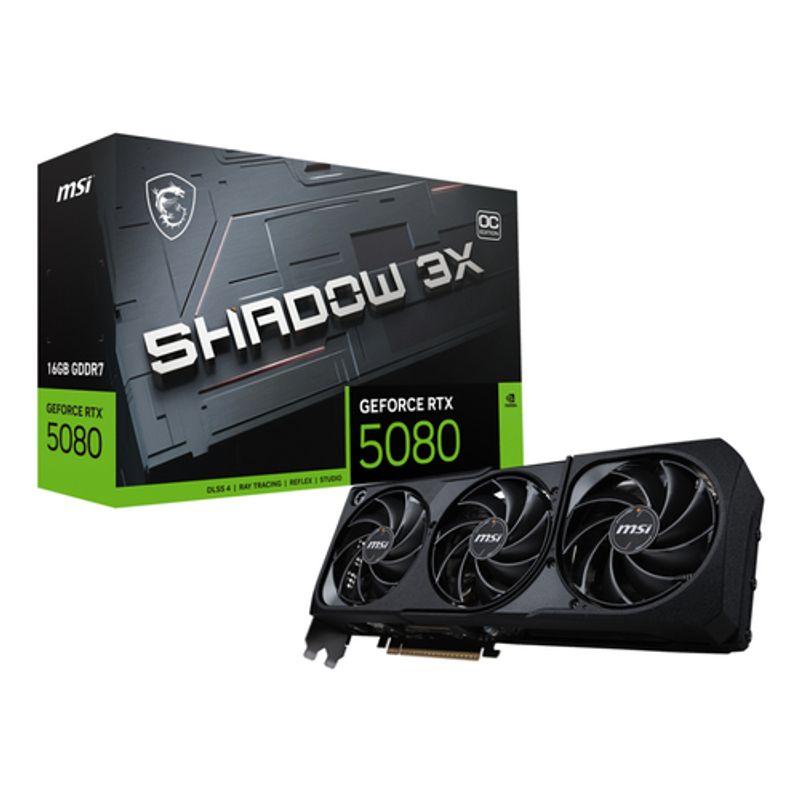 MSI GeForce RTX 5080 16G SHADOW 3X OC 16GB