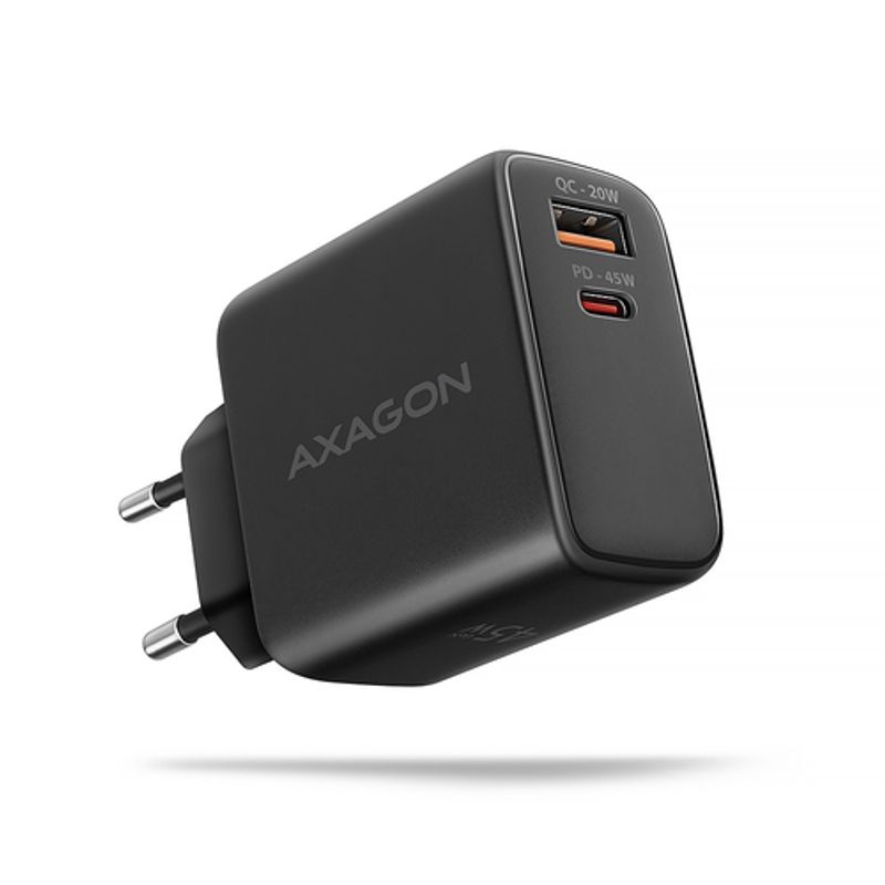 Axagon ACU-PQ45 Adapter 45Watt 1x USB-C + 1xUSB-A