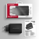Axagon ACU-DPQ100 1xUSB + 2xUSB-C 100W Sort – billede 10