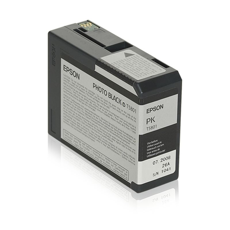 Epson T5801 Foto-sort Blæk C13T580100