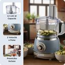Ariete Vintage Line 1781/05 foodprocessor 1000 W 2,1 L Blå – billede 4
