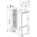 Whirlpool Everest Kølefryseskab 295liter E 99liter Til indbygning Hvid – billede 13