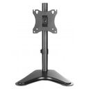 Manhattan TV & Monitor Mount, Desk, Tilt/Swivel/Rotation, 1 screen, Screen Sizes 10-27, Black, Stand Assembly, VESA 75x75 to 100x100mm, Max 7kg, Lifetime Warranty Stativ LCD display 17-27 – billede 3