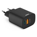 Ladowarka Hama LADOWARKA 30W ENTRY LEVEL, 1X USB-C 1X USB-A, CZARNA – billede 2