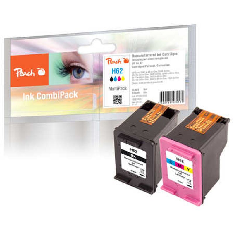 Peach Multi Pack H62 Sort Farve (cyan, magenta, gul)