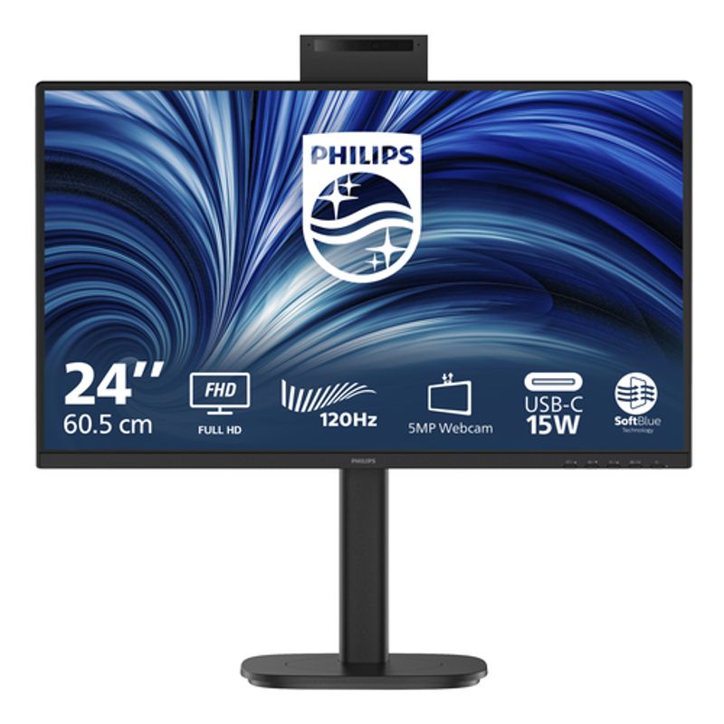 PHILIPS 23.8inch 1920x1080 120Hz IPS Flat H/A 150 MM SoftBlue Technology Smart Link Sync Second Screen Harmony TUV EyeSafe USB