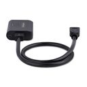 StarTech.com 2-Port HDMI Splitter, 4K 60Hz HDMI 2.0 Video, 4K HDMI Splitter 1 In 2 Out, 1x2 HDMI Display/Output Splitter, HDR/HDCP - 20in (50cm) Built-in HDMI Cable, Powered via USB or Included Power Supply (HDMI-SPLITTER-4K60UP) Video-/audiosplitter HDMI – billede 4