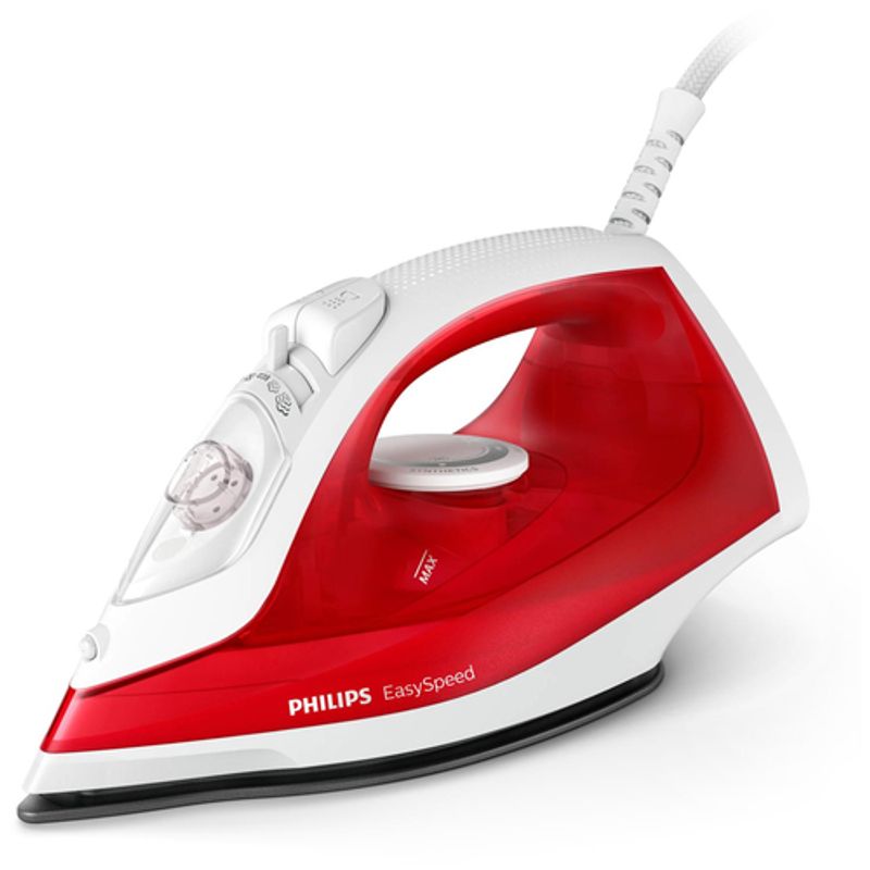 Philips EasySpeed GC1742 Dampstrygejern 2000W Rød Hvid