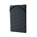 HP 15 ReversP Blk/Geo Sleeve Hylster 15.6 Neopren Sort – billede 3