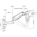 TECHly beslag - for LCD-display/kurvet LCD-display - sort – billede 3
