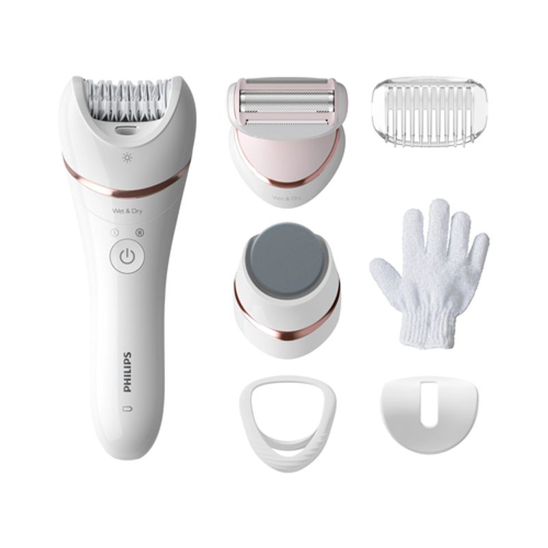 Philips Series 8000 BRE730 Epilator Hvid