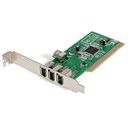 StarTech.com 4 port PCI 1394a FireWire Adapter Card - 3 External 1 Internal FireWire PCI Card for Laptops (PCI1394MP) FireWire adapter PCI 400Mbps – billede 1