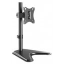 Manhattan TV & Monitor Mount, Desk, Tilt/Swivel/Rotation, 1 screen, Screen Sizes 10-27, Black, Stand Assembly, VESA 75x75 to 100x100mm, Max 7kg, Lifetime Warranty Stativ LCD display 17-27 – billede 2
