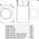 Hisense WF3S9043BW3 vaskemaskine Front-læsning 9 kg 1400 rpm Hvid – billede 9