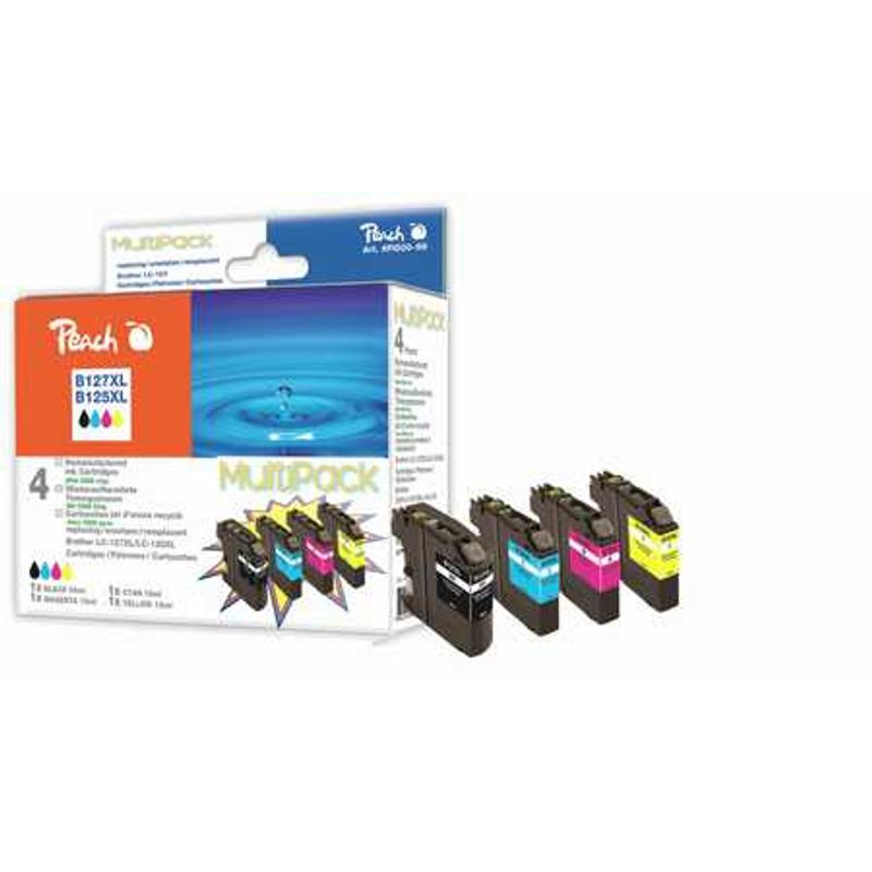 Peach Combi-Pack Sort Gul Cyan Magenta