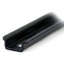 StarTech.com 2U DIN Rail Kit for Standard 19 Rack - Adjustable Depth Rackmount DIN Rail Top Hat, Mini, G Rails (ADJDINKIT) Kit til rack med spor Sort – billede 3