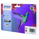 Epson T0807 Multipack Sort Gul Cyan Magenta Lys magenta Lys cyan Blæk C13T08074021 – billede 2