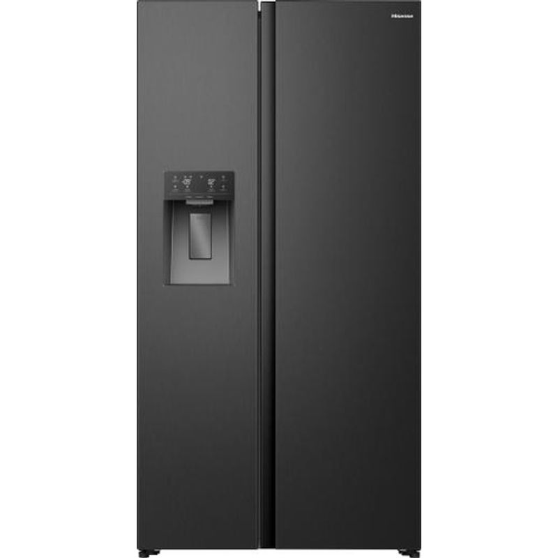 Hisense RS5P528STFE side-by-side køle-fryseskab Fritstående 528 L Sort