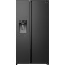 Hisense RS5P528STFE side-by-side køle-fryseskab Fritstående 528 L Sort – billede 1