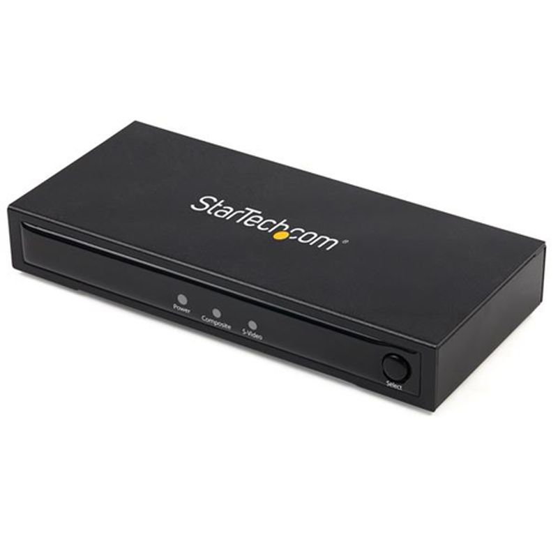 StarTech.com S-Video or Composite to HDMI Converter Audio - 720p Video transformer